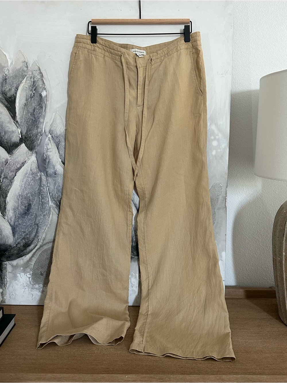 Banana Republic Wide-Leg Linen Pants